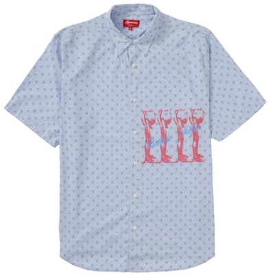 Supreme/Butthole Surfers Kaos Lengan Pendek Biru Muda Buy Supreme/Butthole Surfers Kaos Lengan Pendek Biru Muda