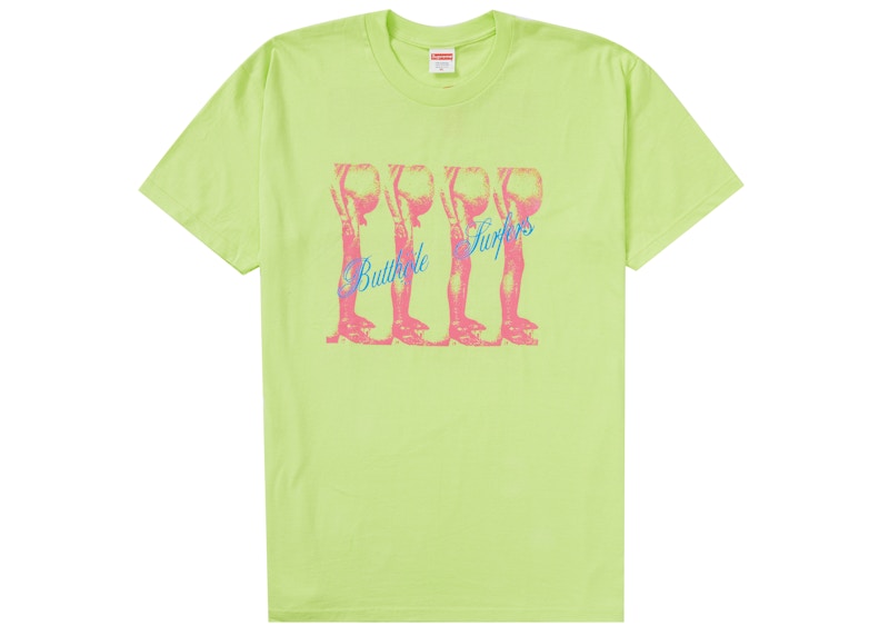 Supreme/Butthole Surfers Tee Neon Green