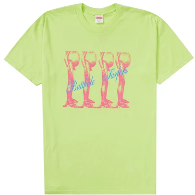 Supreme/Butthole Surfers Tee Neon Green Buy Supreme/Butthole Surfers Tee Neon Green