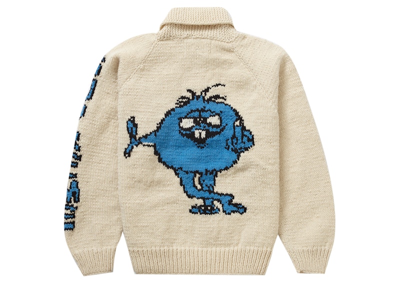 Supreme Camacho Cowichan Sweater Natural 圖 2