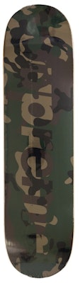 Papan Skateboard Supreme Logo Camo Kayu Camo Hutan Buy Papan Skateboard Supreme Logo Camo Kayu Camo Hutan