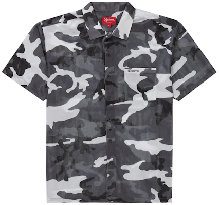 Camisa Negra Supreme Camo Mesh M/C Buy Camisa Negra Supreme Camo Mesh M/C