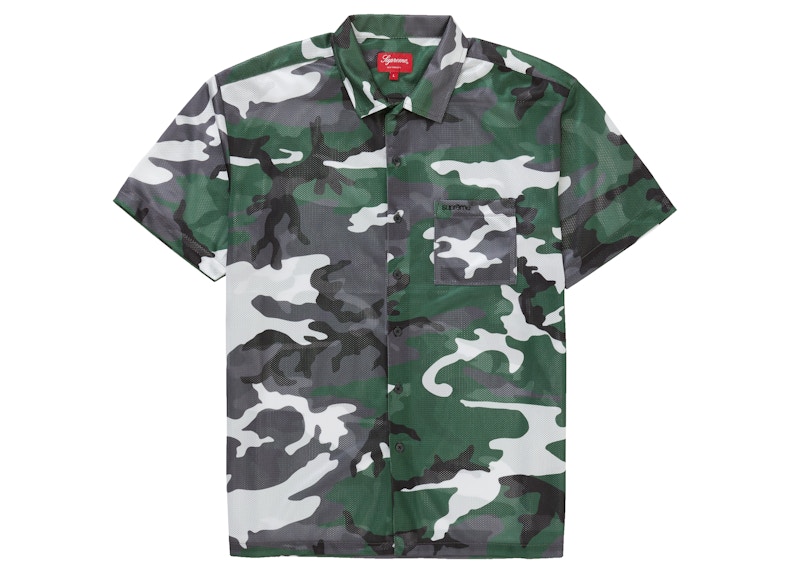 Buy Supreme Baju Jaring Camo Hijau