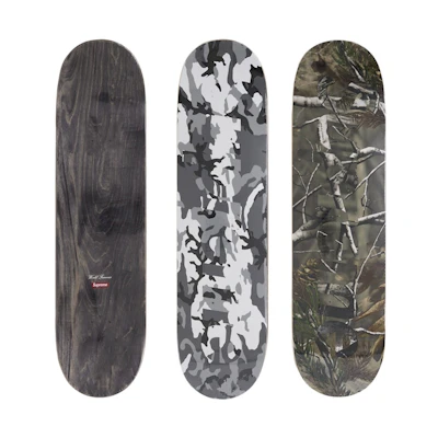 Supreme Camo Ripstop Skateboard Deck Set Multicolor