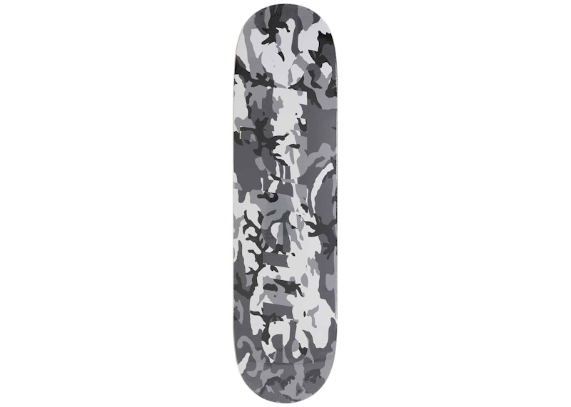 Supreme Camo Ripstop Skateboard Deck Snow Camo