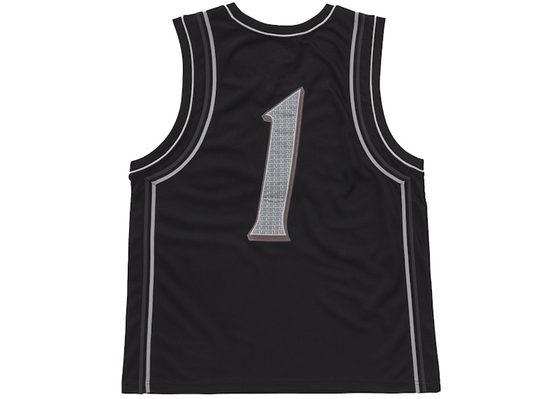 Order シュプリーム チャンピオン バスケットボールジャージー (黒)
