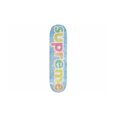 Supreme Candy Hearts Skateboard Deck Blue