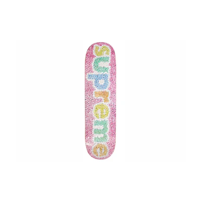 Supreme Candy Hearts Skateboard Deck Pink