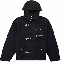 Supreme Canvas Clip Jacket Black Supreme Canvas Clip Jacket Black