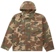 Supreme Canvas Clip Jacket Tan Camo Supreme Canvas Clip Jacket Tan Camo
