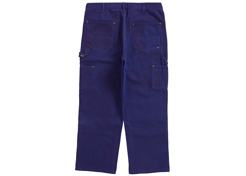 Supreme Canvas Double Knee Painter Pant Blue 圖 2