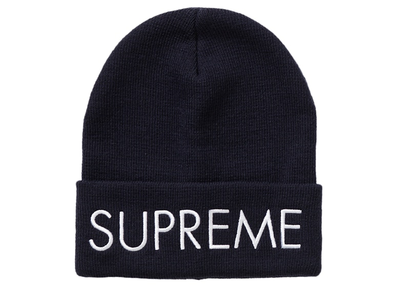 Supreme Capital Beanie Navy