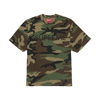 Supreme Capital S/S Top Woodland Camo