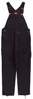 Supreme Cargo Denim Overalls Black Supreme Cargo Denim Overalls Black