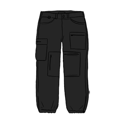 Supreme Cargo Flight Pant (SS21) Black