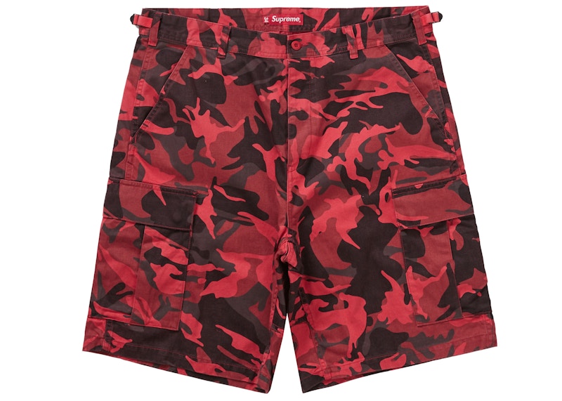 Supreme Cargo Short (FW23) Red Camo