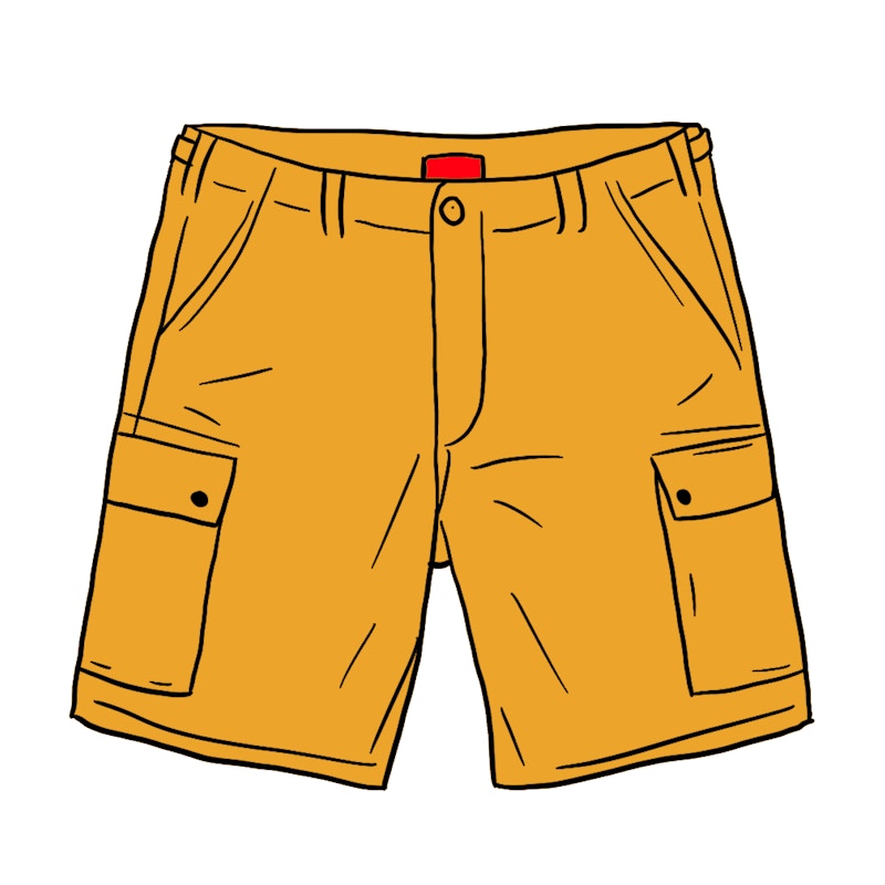 Supreme Cargo Short Gold