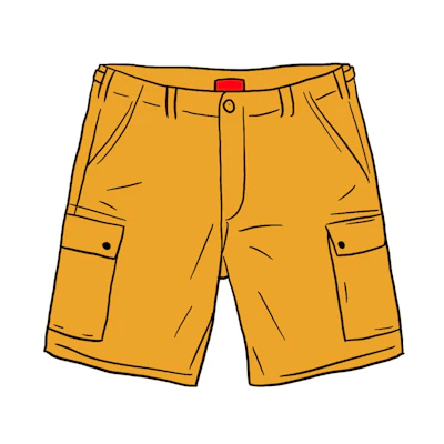 Supreme Cargo Short Gold