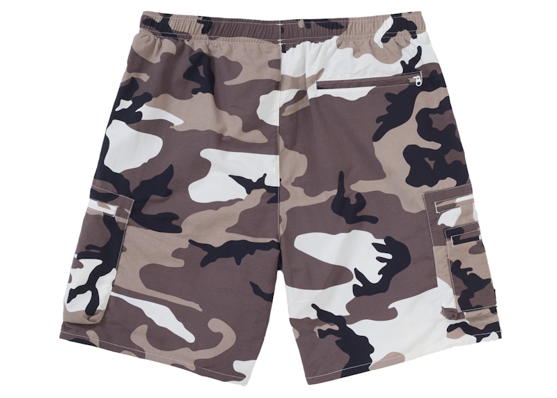 Order Supreme SS25 雪地迷彩工装短裤