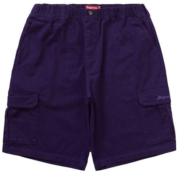 supreme-cargo-work-short-purple