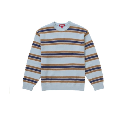 Supreme Cashmere Sweater (FW24) Blue Stripe
