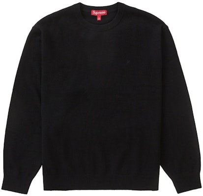 슈프림 캐시미어 스웨터 (SS24) 블랙 Buy 슈프림 캐시미어 스웨터 (SS24) 블랙