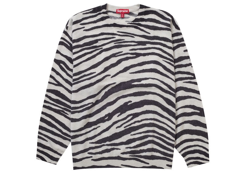 Supreme Cashmere Sweater Zebra