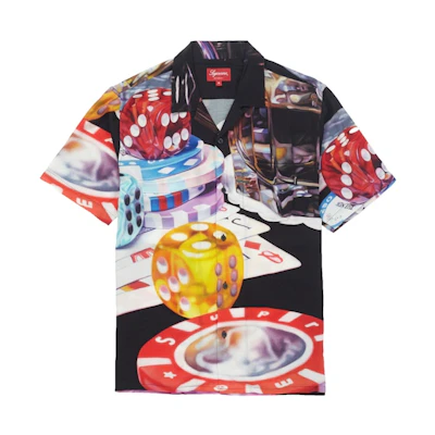Supreme Casino Rayon Shirt Black