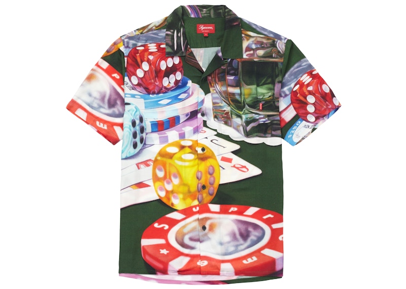 Supreme Casino Rayon Shirt Green