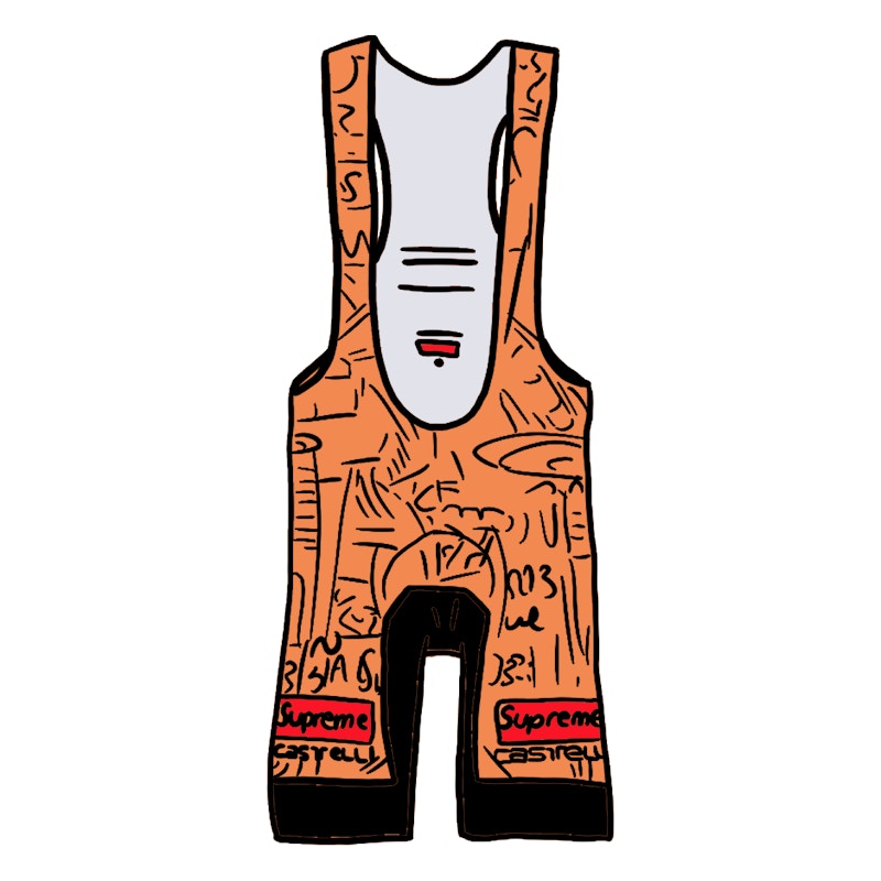 Buy Supreme Castelli Cycling Bib Short Multicolour
