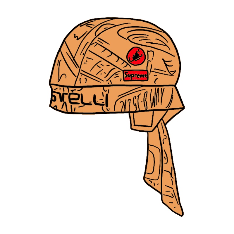 Supreme Castelli Cycling Skull Cap Multicolour