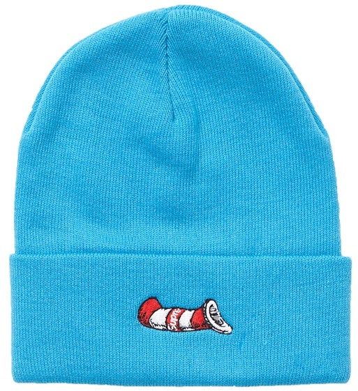 supreme-cat-in-the-hat-beanie-blue