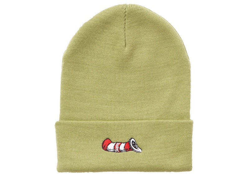 Supreme Cat In The Hat Beanie Light Olive