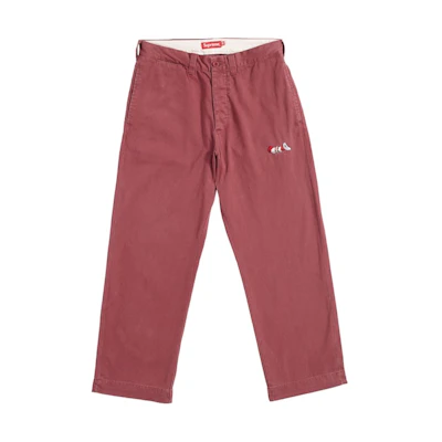 Supreme Cat In The Hat Chino Pant Burgundy