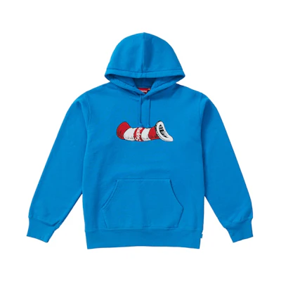 Supreme Cat In The Hat Hooded Sweatshirt Bright Royal