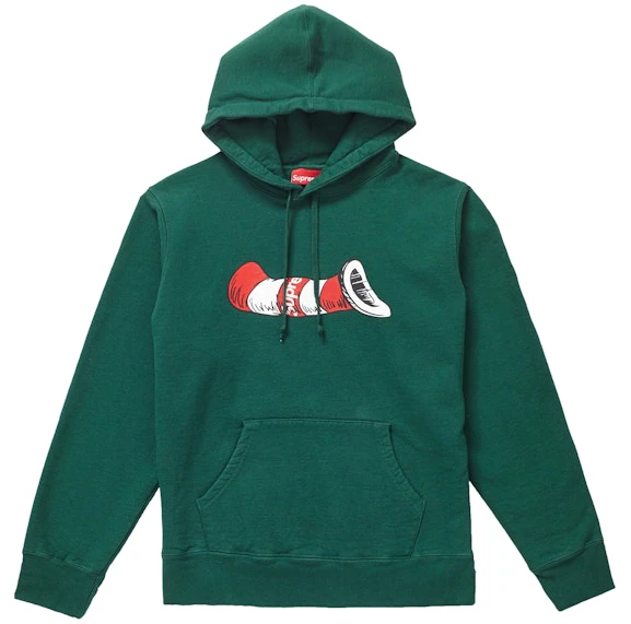 supreme-cat-in-the-hat-hooded-sweatshirt-dark-green