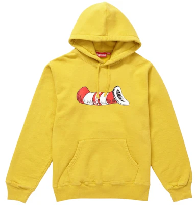 Sudadera con Capucha Supreme Cat In The Hat Mostaza. Buy Sudadera con Capucha Supreme Cat In The Hat Mostaza.