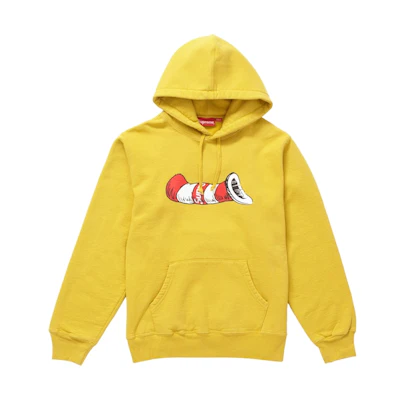 Supreme Cat In The Hat Hooded Sweatshirt Mustard