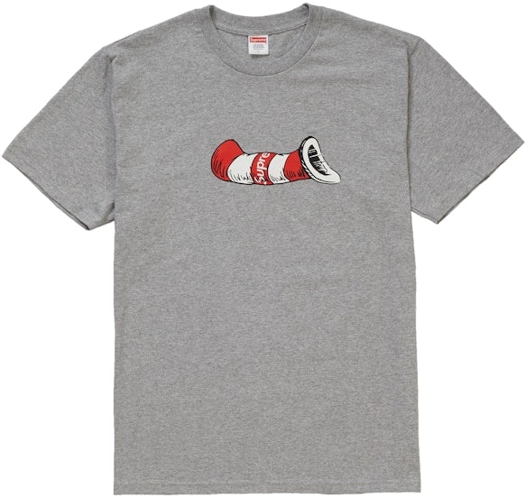 supreme-cat-in-the-hat-tee-heather-grey