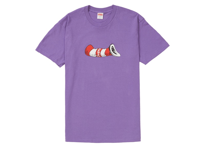 Buy Supreme Cat in the Hat Tee Purple