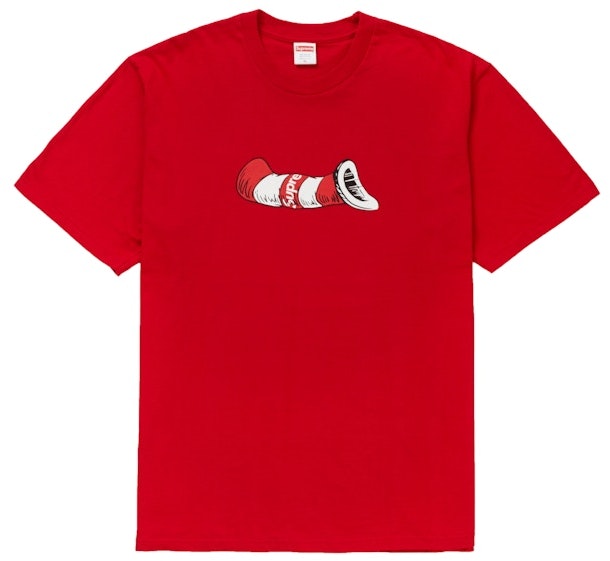 supreme-cat-in-the-hat-tee-red
