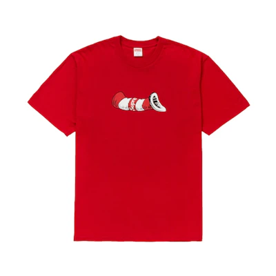 Supreme Cat in the Hat Tee Red
