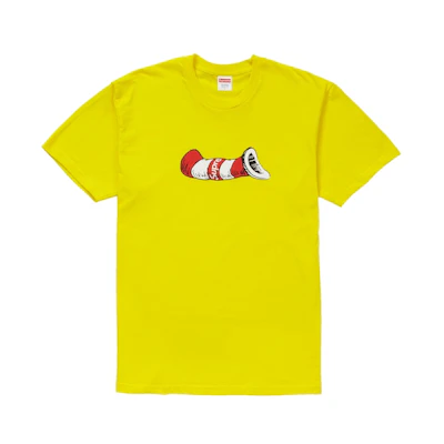 Supreme Cat in the Hat Tee Yellow