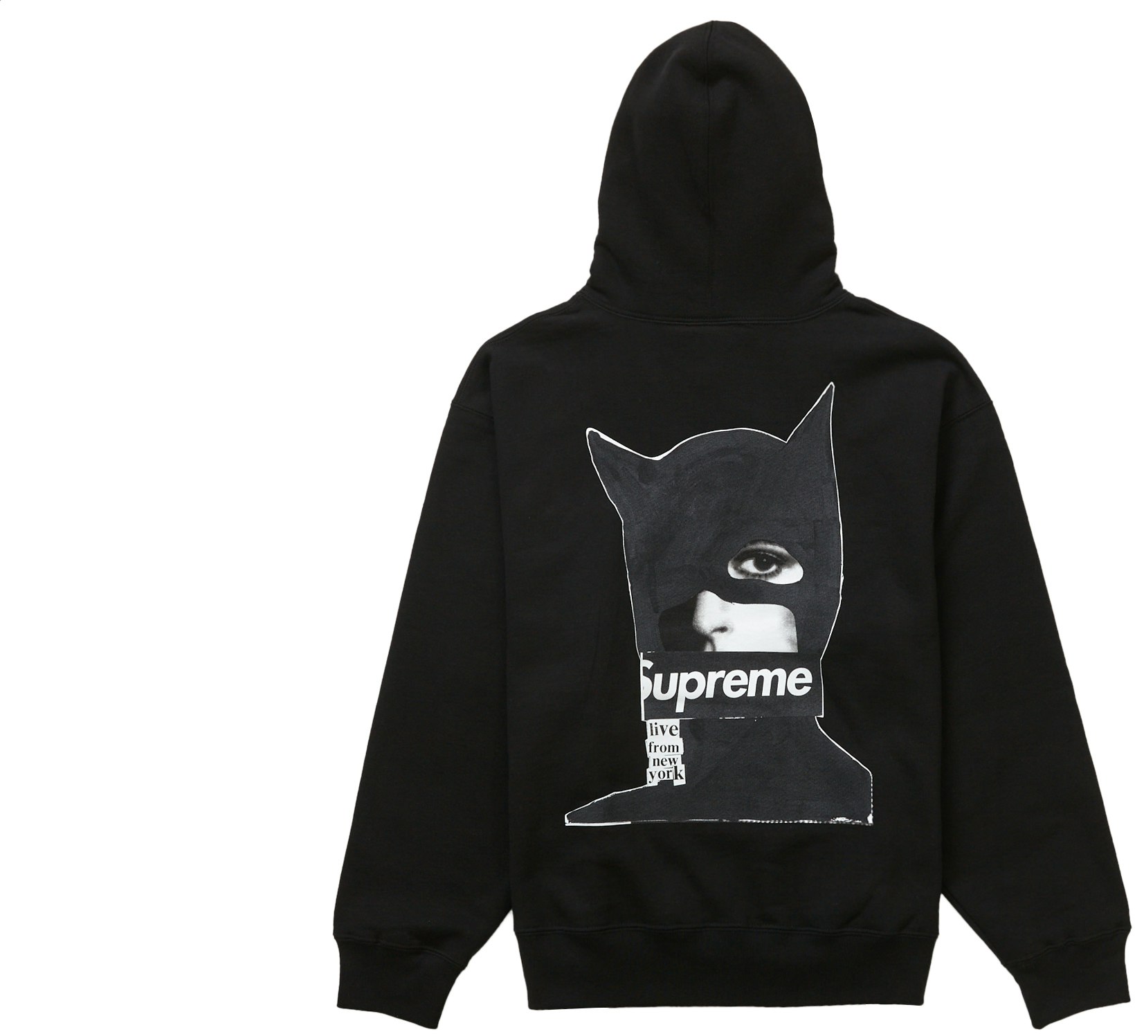 Supreme Catwoman Hooded Sweatshirt Black - Novelship