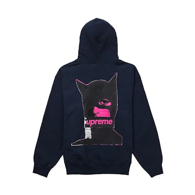 Supreme Catwoman Hooded Sweatshirt Navy