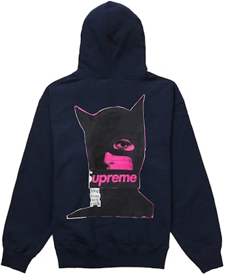 Supreme Catwoman Hooded Sweatshirt Navy
