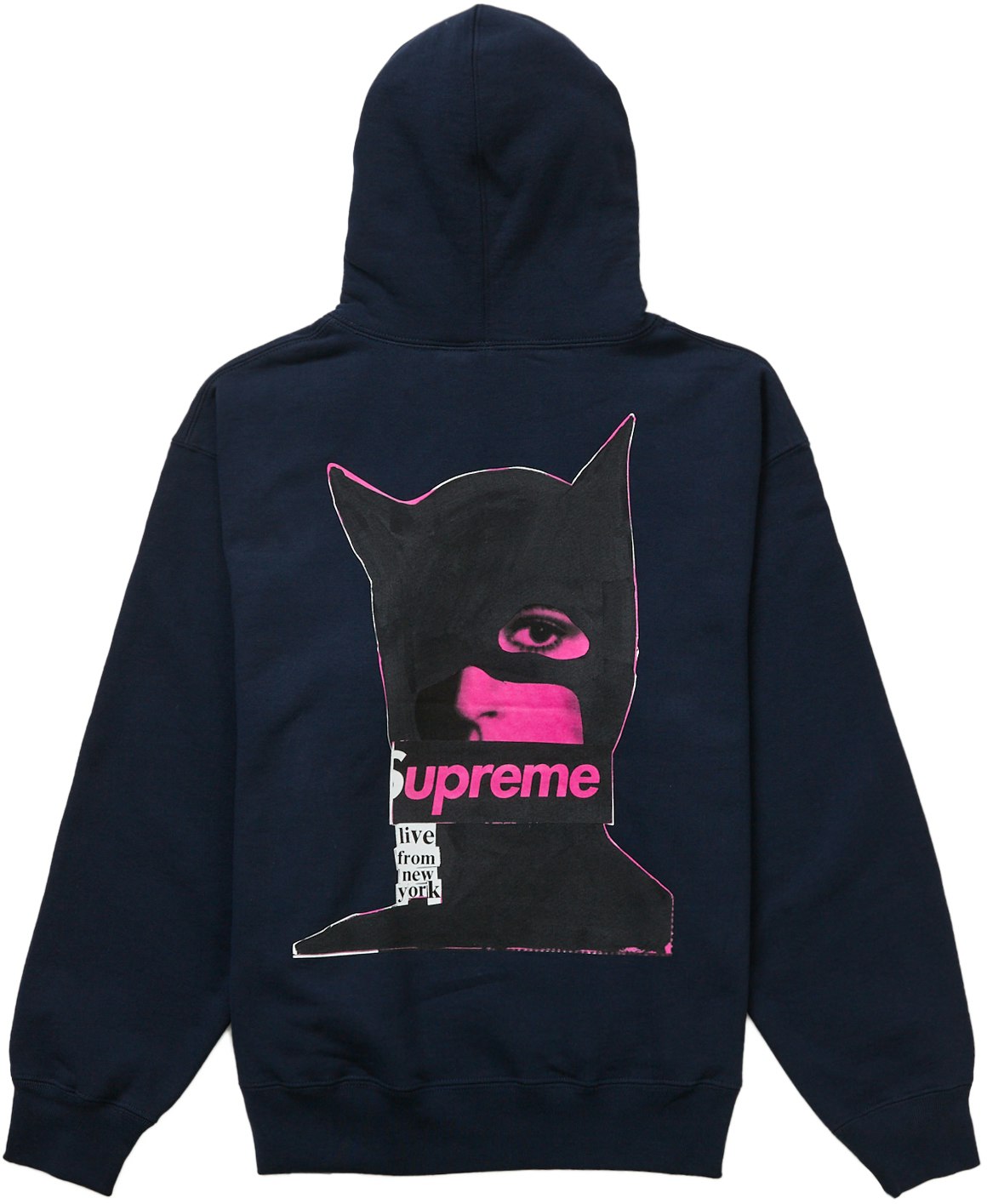 Supreme Catwoman Hooded Sweatshirt Navy - Novelship