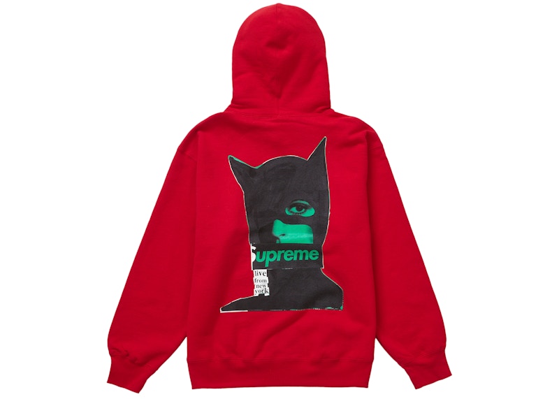 Buy Supreme Catwoman 連帽紅色運動衫