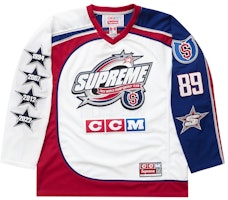 Supreme CCM All Stars Hockey Jersey White Supreme CCM All Stars Hockey Jersey White