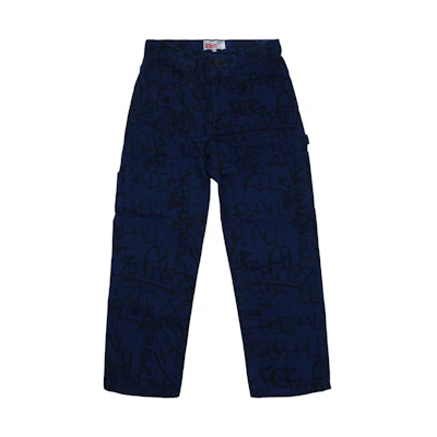 Supreme CDG Comme Des Garcons SHIRT Canvas Painter Pant Navy